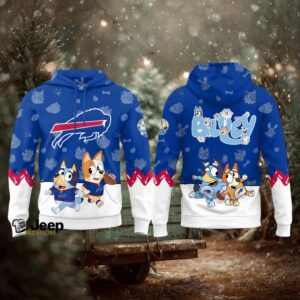Buffalo Bills x Bluey Night Hoodie Football Hoodie 3D Buffalo Bills x Bluey Night Hoodie Football Hoodie 3D