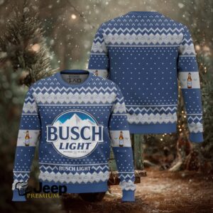 Busch Light American Beer Ugly Christmas Sweater