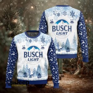 Busch Light American Lager Ugly Christmas Sweater