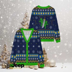 Cactus Christmas Night Ugly Cardigan Sweaters