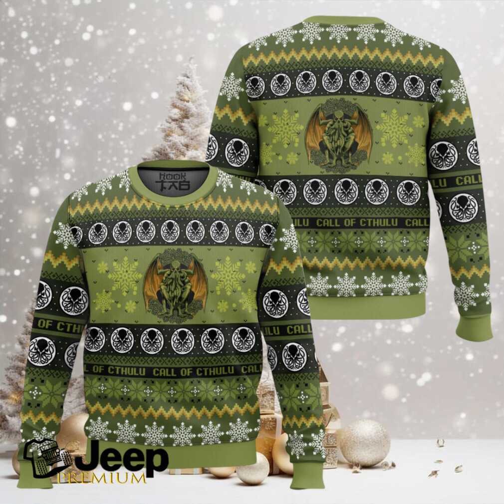Call Of Cthulu Board Games Ugly Christmas Sweater Call Of Cthulu Board Games Ugly Christmas Sweater