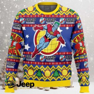 Captain Planet and the Planeteers Ugly Christmas Sweater