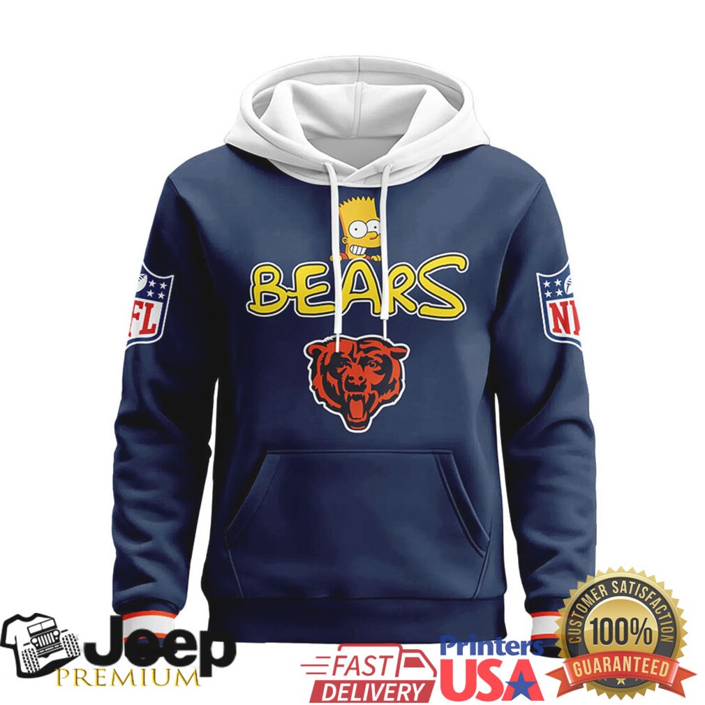 Chicago Bears Official NFL Bart Simpson Hoodie Chicago Bears Official NFL Bart Simpson Hoodie