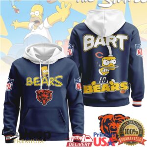 Chicago Bears Official NFL Bart Simpson Hoodie