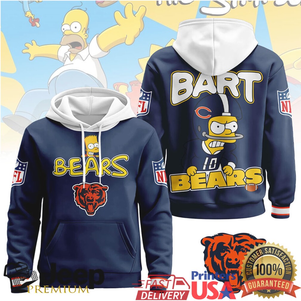 Chicago Bears Official NFL Bart Simpson Hoodie Chicago Bears Official NFL Bart Simpson Hoodie
