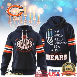 Chicago Bears Official NFL Hanukkah Day Hoodie