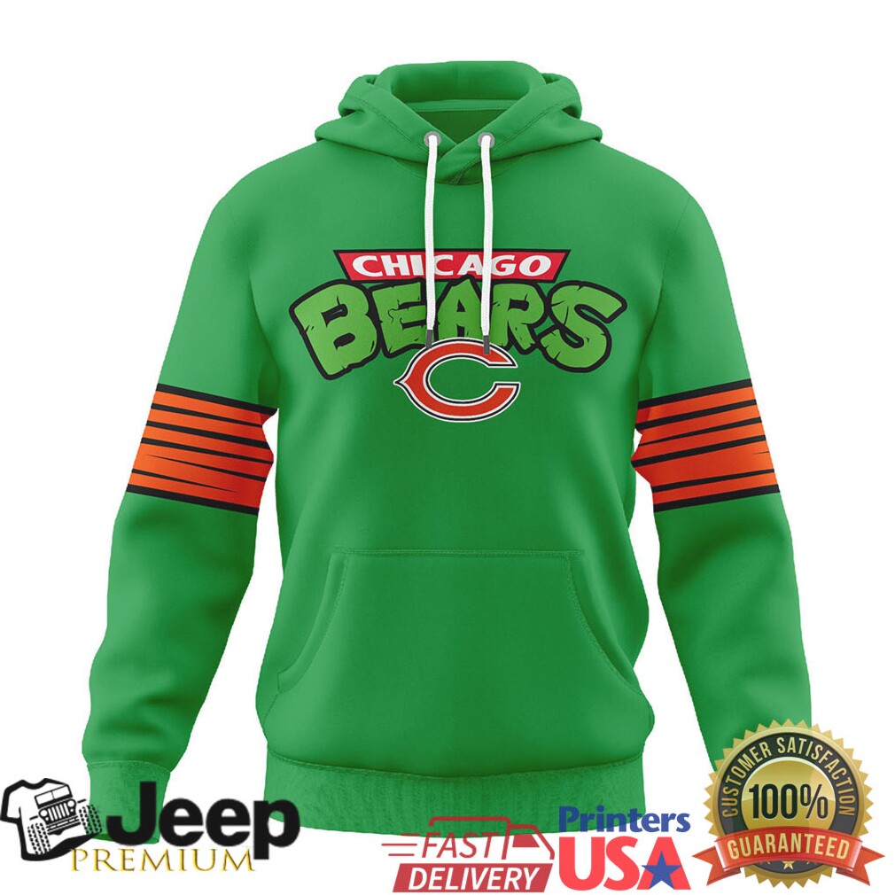 Chicago Bears Official NFL Teenage Mutant Ninja Turtles 35th Anniversary Hoodie Chicago Bears Official NFL Teenage Mutant Ninja Turtles 35th Anniversary Hoodie