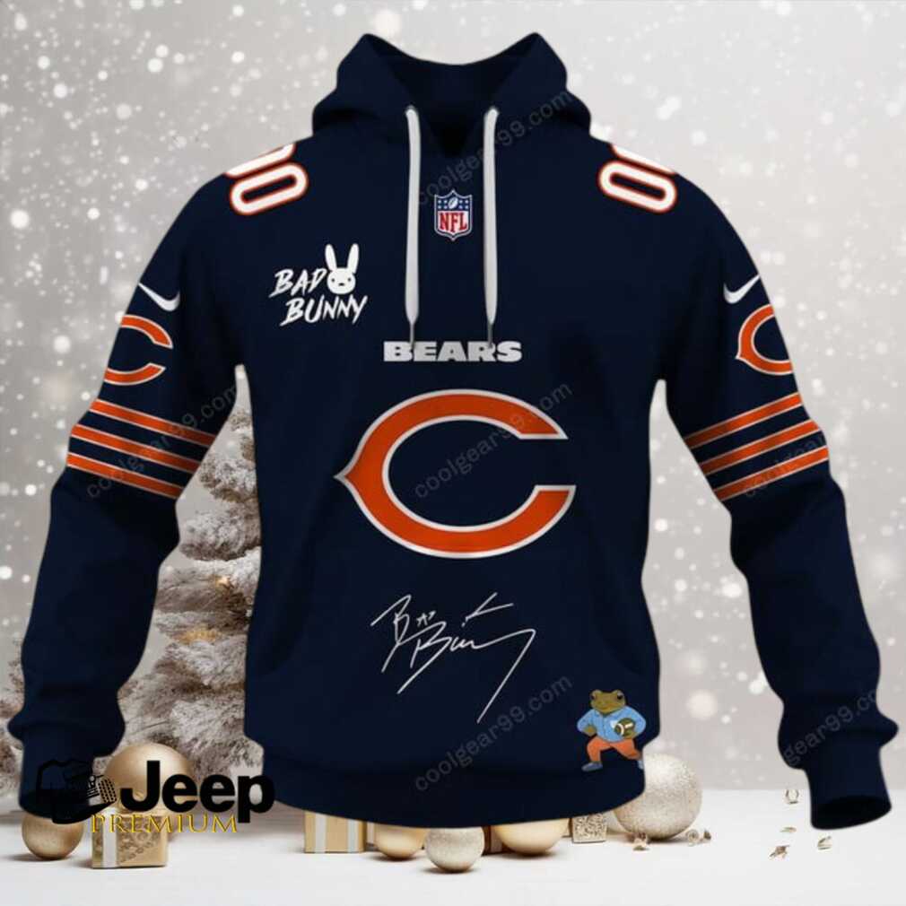 Chicago Bears x Bad Bunny Super Bowl 2026 NFL Hoodie Chicago Bears x Bad Bunny Super Bowl 2026 NFL Hoodie