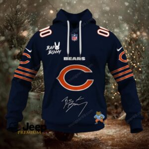 Chicago Bears x Bad Bunny Super Bowl 2026 NFL Hoodie