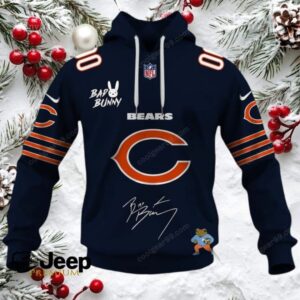 Chicago Bears x Bad Bunny Super Bowl 2026 NFL Hoodie