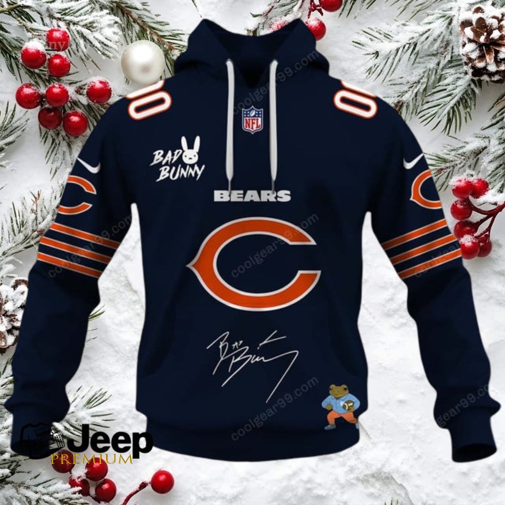 Chicago Bears x Bad Bunny Super Bowl 2026 NFL Hoodie Chicago Bears x Bad Bunny Super Bowl 2026 NFL Hoodie