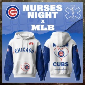 Chicago Cubs x Nurses Game Night Special Edition Hoodie 2026 Chicago Cubs x Nurses Game Night Special Edition Hoodie 2026