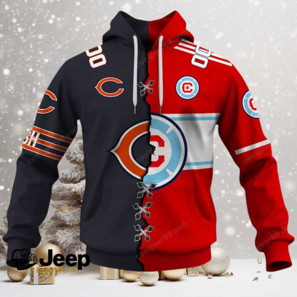 Chicago Fire FC X Chicago Bears (MLS x NFL) Special Hoodie Chicago Fire FC X Chicago Bears (MLS x NFL) Special Hoodie