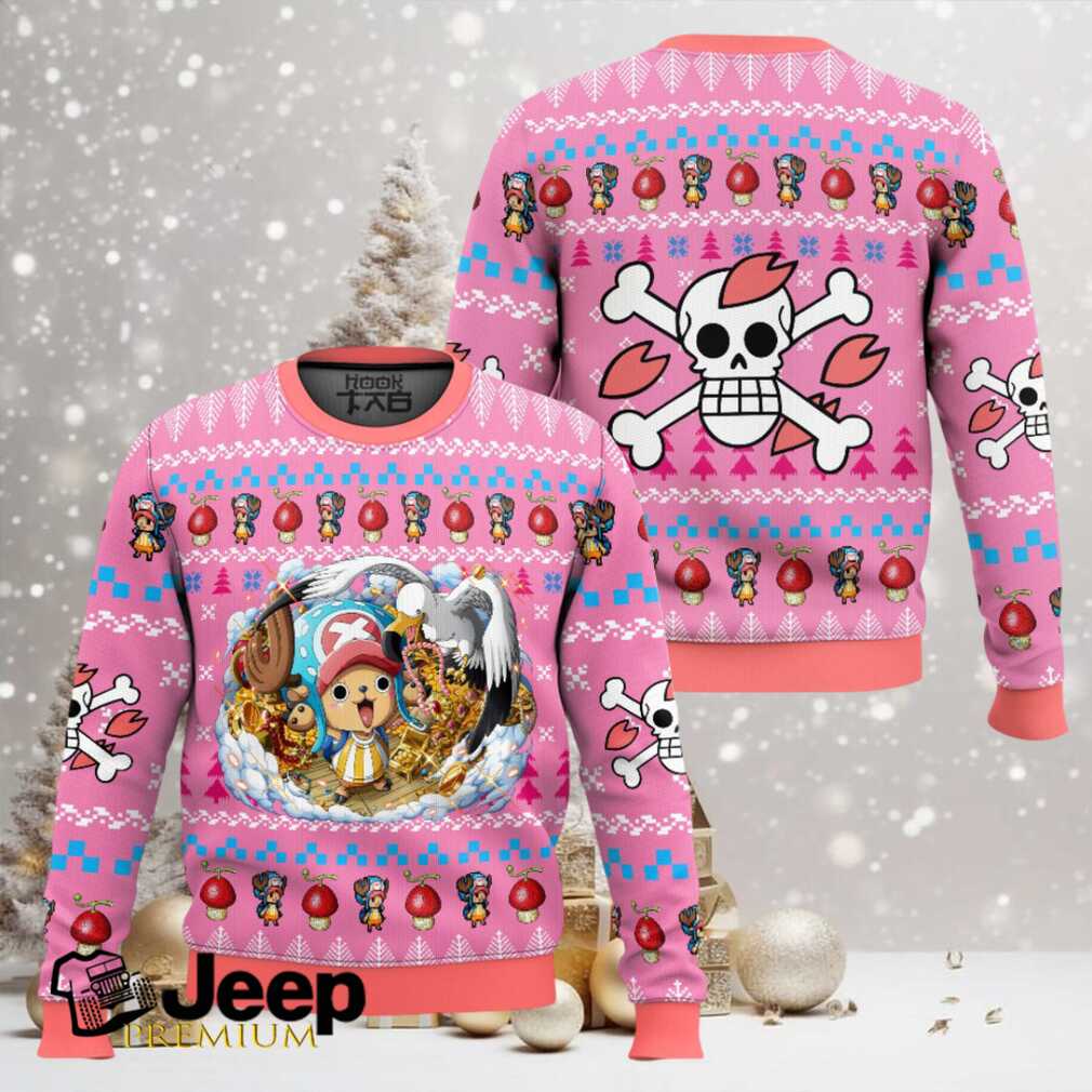 Chopper One Piece Ugly Christmas Sweater Chopper One Piece Ugly Christmas Sweater