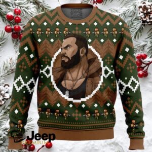 Christmas Barret Final Fantasy VII Ugly Christmas Sweater