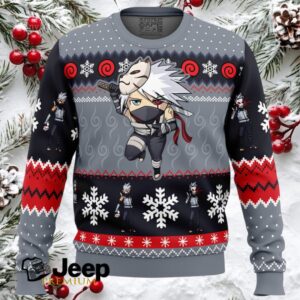 Christmas Chibi Anbu Kakashi Hatake Shippuden Christmas Sweater