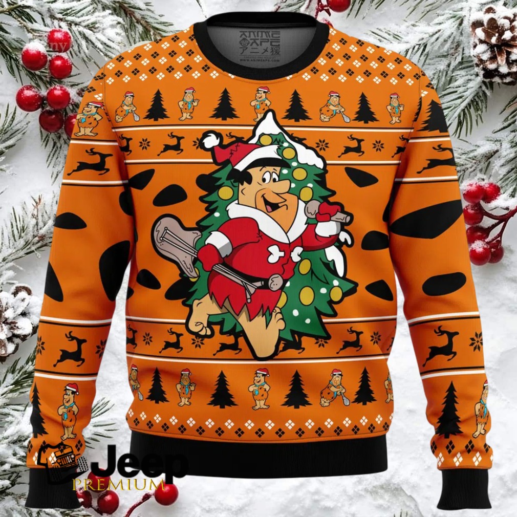 Christmas Fred The Flintstones Ugly Christmas Sweater Christmas Fred The Flintstones Ugly Christmas Sweater