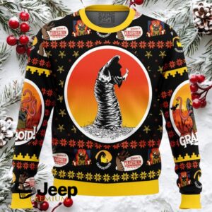 Christmas Graboid Tremors Ugly Christmas Sweater