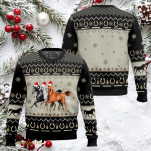 Christmas Horses Ugly Christmas Sweater