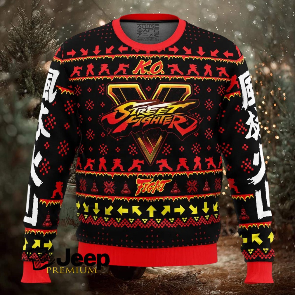 Christmas Ryu Street Fighter Ugly Christmas Sweater Christmas Ryu Street Fighter Ugly Christmas Sweater