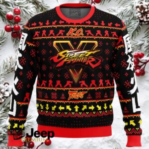 Christmas Ryu Street Fighter Ugly Christmas Sweater