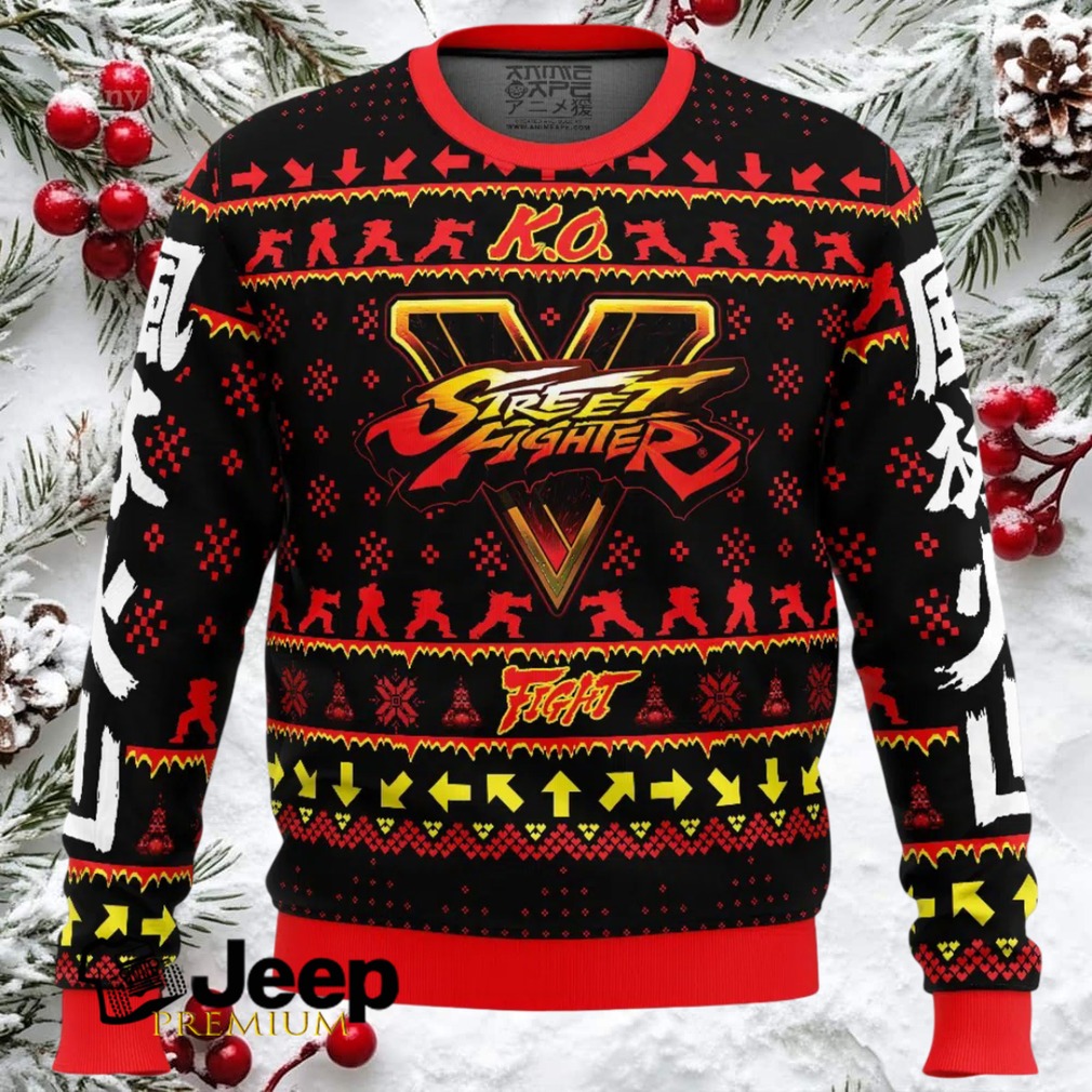 Christmas Ryu Street Fighter Ugly Christmas Sweater Christmas Ryu Street Fighter Ugly Christmas Sweater
