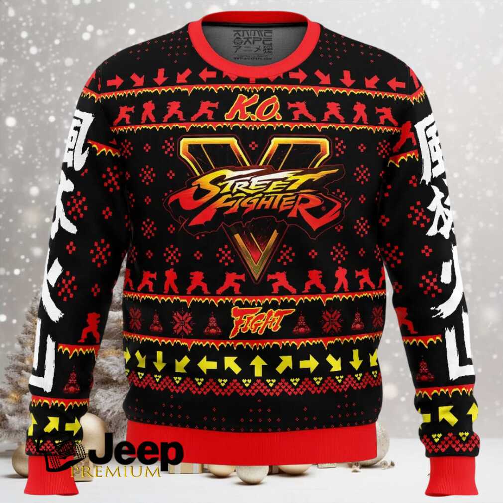 Christmas Ryu Street Fighter Ugly Christmas Sweater Christmas Ryu Street Fighter Ugly Christmas Sweater