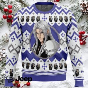 Christmas Sephiroth Final Fantasy VII Ugly Christmas Sweater