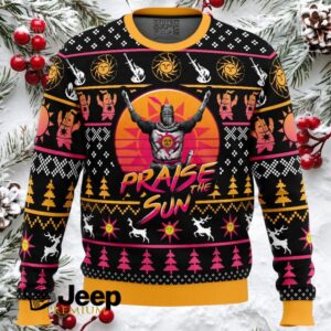 Christmas Solaire Dark Souls Ugly Christmas Sweater