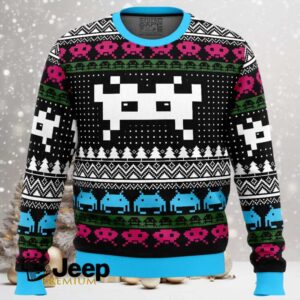 Christmas Space Invaders Ugly Christmas Sweater