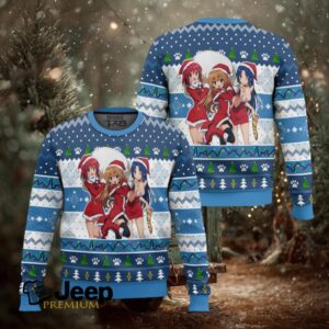 Christmas Taiga, Minori And Ami Toradora Ugly Christmas Sweater