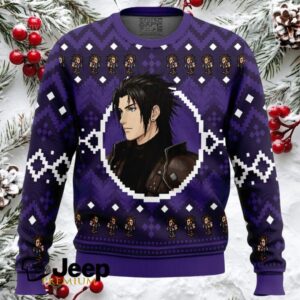Christmas Zack Final Fantasy VII Ugly Christmas Sweater
