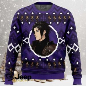 Christmas Zack Final Fantasy VII Ugly Christmas Sweater