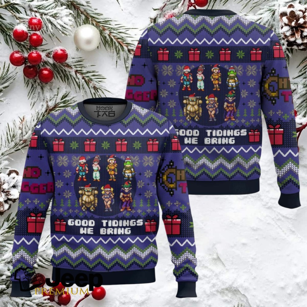 Chrono Trigger Good Tidings We Bring Ugly Christmas Sweater Chrono Trigger Good Tidings We Bring Ugly Christmas Sweater