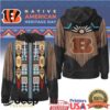 Las Vegas Raiders Official NFL Native American Pattern 3D Zip Hoodie Las Vegas Raiders Official NFL Native American Pattern 3D Zip Hoodie