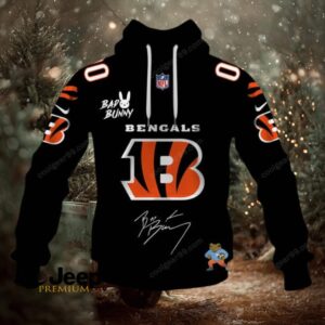 Cincinnati Bengals x Bad Bunny Super Bowl 2026 NFL Hoodie