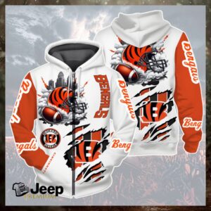 Cincinnati Bengals x New 3D Graphic Hoodie 2026 Cincinnati Bengals x New 3D Graphic Hoodie 2026
