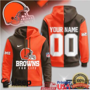 Cleveland Browns Official NFL For Life Hoodie