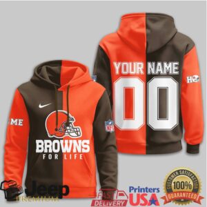 Cleveland Browns Official NFL For Life Hoodie