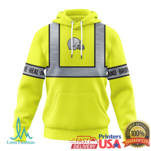 Cleveland Browns Official NFL Nurse Safety Hi Vis Hoodie