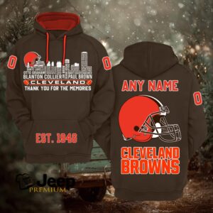 Cleveland Browns x Legend City Football Hoodie 3D Custom Name
