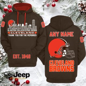 Cleveland Browns x Legend City Football Hoodie 3D Custom Name
