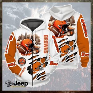 Cleveland Browns x New 3D Graphic Hoodie 2026 Cleveland Browns x New 3D Graphic Hoodie 2026