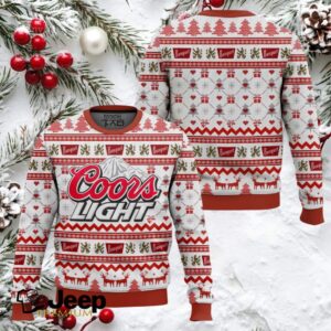 Coors Light American Beer Ugly Christmas Sweater