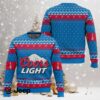 Miller Lite Snow Globe Ugly Christmas Sweater Miller Lite Snow Globe Ugly Christmas Sweater