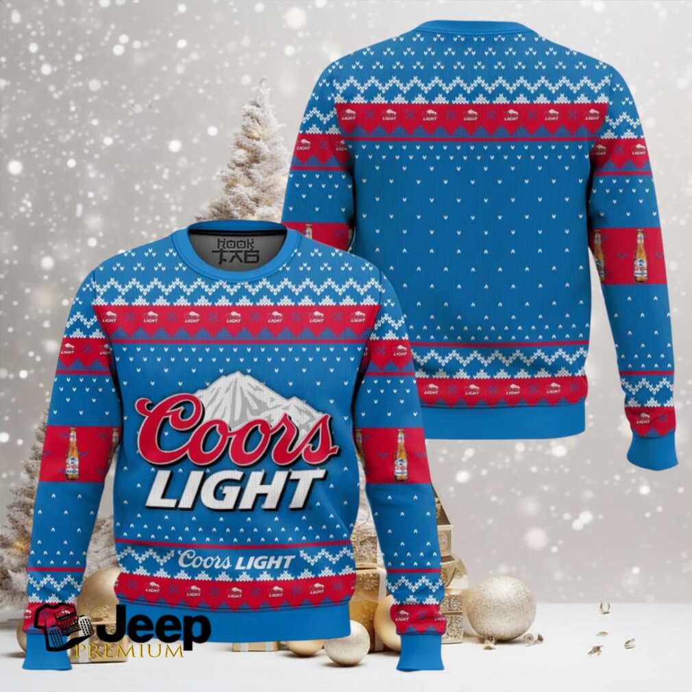 Coors Light Beer Ugly Christmas Sweater Coors Light Beer Ugly Christmas Sweater