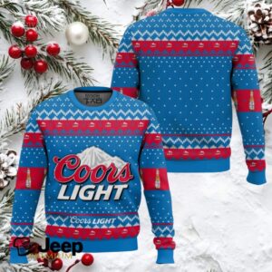Coors Light Beer Ugly Christmas Sweater