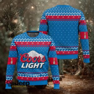 Coors Light Beer Ugly Christmas Sweater