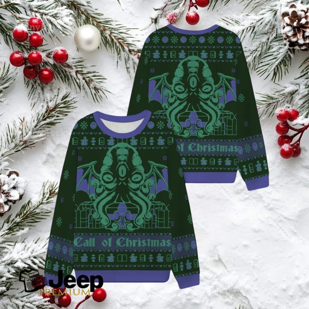 Cthulhu Christmas Ugly Sweatshirts Cthulhu Christmas Ugly Sweatshirts