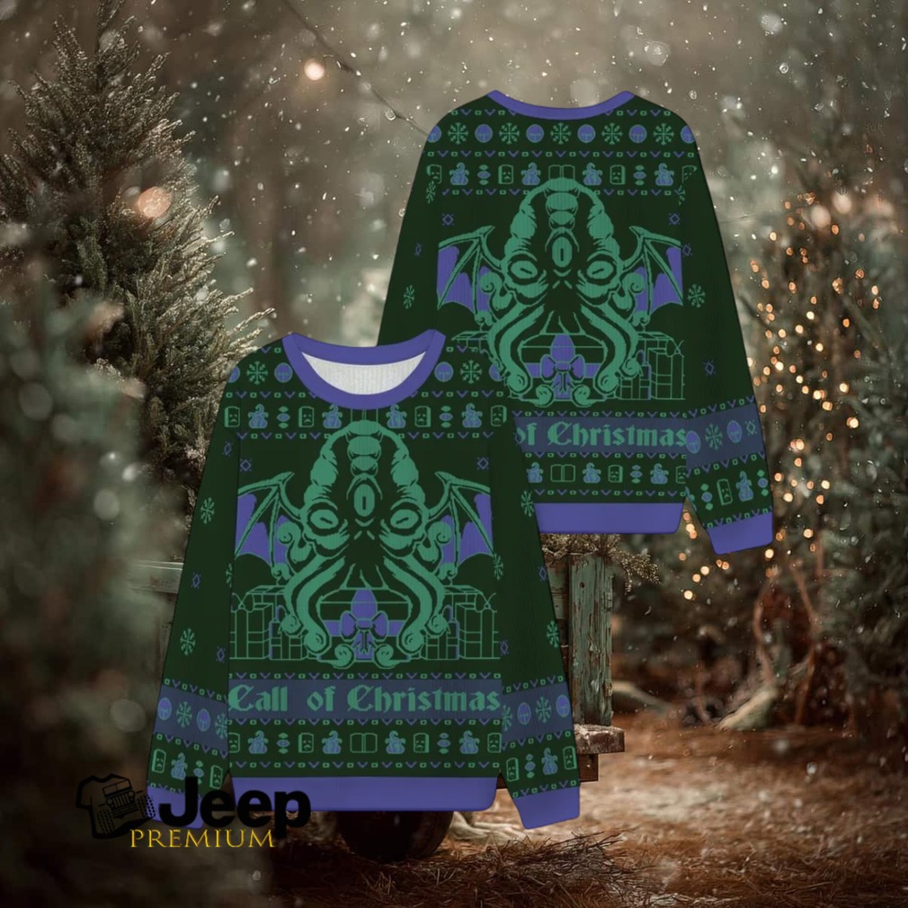 Cthulhu Christmas Ugly Sweatshirts Cthulhu Christmas Ugly Sweatshirts